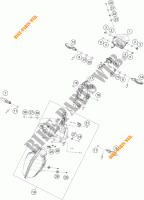 KOPLAMP / ACHTERLICHT voor KTM 125 DUKE WHITE 2018
