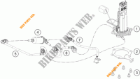 BENZINEPOMP voor KTM 125 DUKE ORANGE 2017