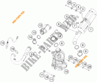 UITLAAT voor KTM 125 DUKE ORANGE 2017