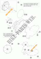 KOPPELINGS DEKSEL voor KTM 950 SUPER ENDURO R 2009