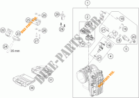 GASKLEP HUIS voor KTM 690 ENDURO R 2017