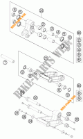 SCHOKBREKER LINK PRO LEVER voor KTM 690 ENDURO R 2017