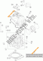 CILINDERKOP voor KTM 690 ENDURO R ABS 2016