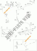 REMPOMP ACHTER voor KTM 690 ENDURO R ABS 2016