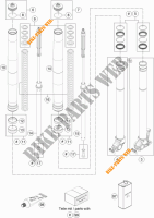 VOORVORK (ONDERDELEN) voor KTM 690 ENDURO R ABS 2016