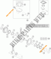 KRUKAS / ZUIGER voor KTM 690 ENDURO R ABS 2016