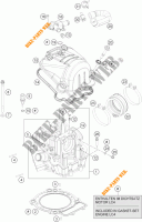 CILINDERKOP voor KTM 690 ENDURO R ABS 2015