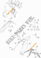 PLASTIC voor KTM 690 ENDURO R ABS 2015