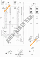 VOORVORK (ONDERDELEN) voor KTM 690 ENDURO R ABS 2015