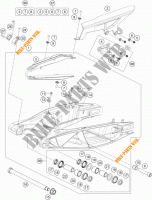 ACHTERBRUG voor KTM 1290 SUPER ADVENTURE S ORANGE 2018