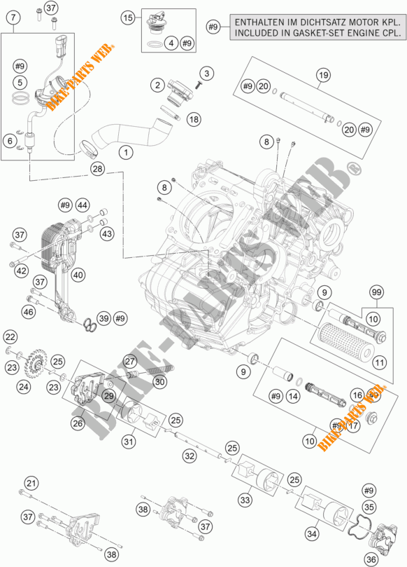 OLIEPOMP voor KTM 1290 SUPER ADVENTURE R 2018