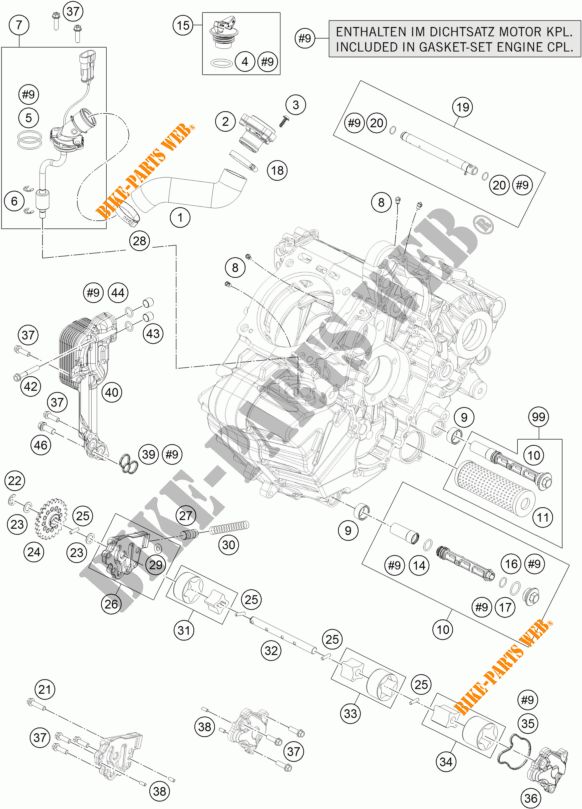OLIEPOMP voor KTM 1290 SUPER ADVENTURE R 2017