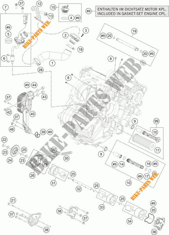 OLIEPOMP voor KTM 1290 SUPER ADVENTURE T 2017