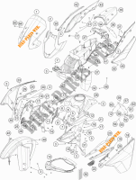 PLASTIC voor KTM 1090 ADVENTURE L 35KW A2 2017