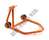 Rear wheel work stand for single-sided swing arm-KTM