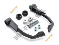 Brake lever and clutch lever guard kit-KTM